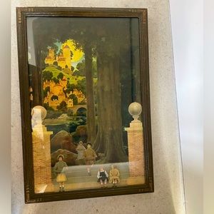 Maxfield PARRISH ‘The Sugar Plum Tree’ framed early 1900s